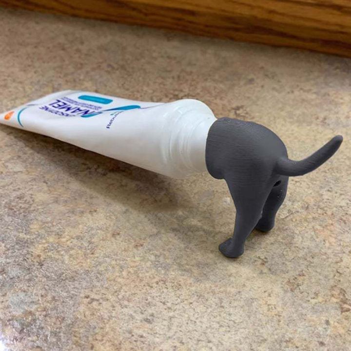 bali-ที่บีบยาสีฟันสำหรับก้นสุนัขแบบใช้บีบด้านบนยาสีฟันของขวัญสำหรับคนรักสุนัข