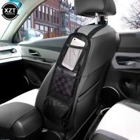 ∈♘ Car Seat Organizer Auto Seat Side Storage Hanging Bag Multi-Pocket Drink Holder Mesh Pocket Car Styling Organizer Phone Holder