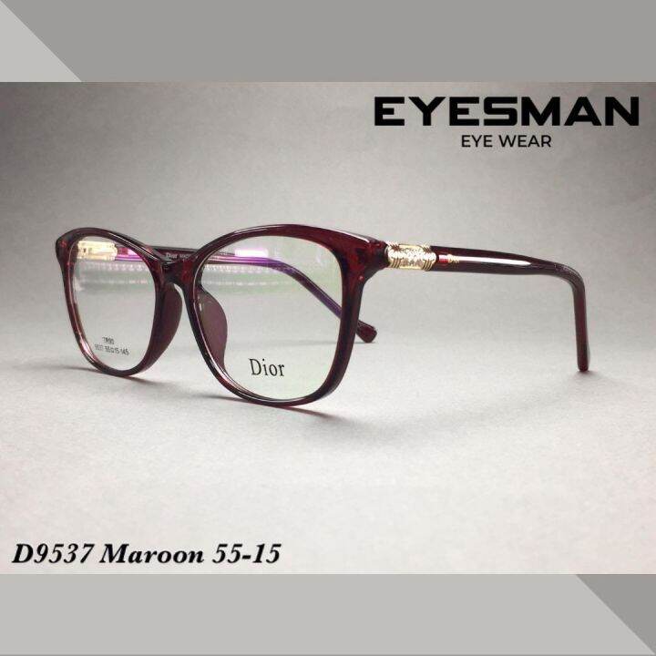 D9537 MAROON 5515145 Eyeglasses Eye wear Eye frame Prescription frame