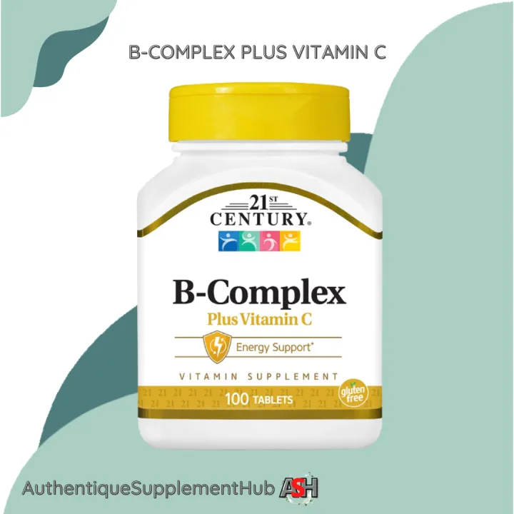 21st Century, B-Complex Plus Vitamin C, 100 Tablets | Lazada PH