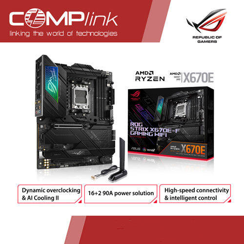 ASUS ROG Strix X670EF Gaming WiFi AMD Ryzen™ AM5 ATX motherboard, X670