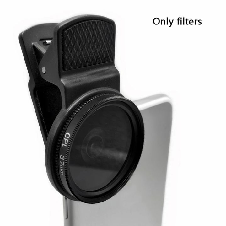 ฟิลเตอร์เลนส์ตัดแสงวงกลม-cpl-แบบบางเฉียบ37มม-เลนส์โทรศัพท์มือถือความคมชัดสูงพร้อมคลิปหนีบโทรศัพท์สำหรับถ่ายภาพยนตร์-vlogth