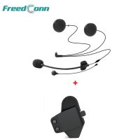 Freedconn Intercom Accessories 5 pin /8Pins Microphone with Headphone Clip for TMAX Pro Motorcycle Helmet Intercom Headset