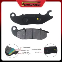 SEMSPEED Motorcycle Accessories Brake Caliper Disc Pad Front Brake Pads Fits For Honda ADV 150 adv150 2019 2020 2021