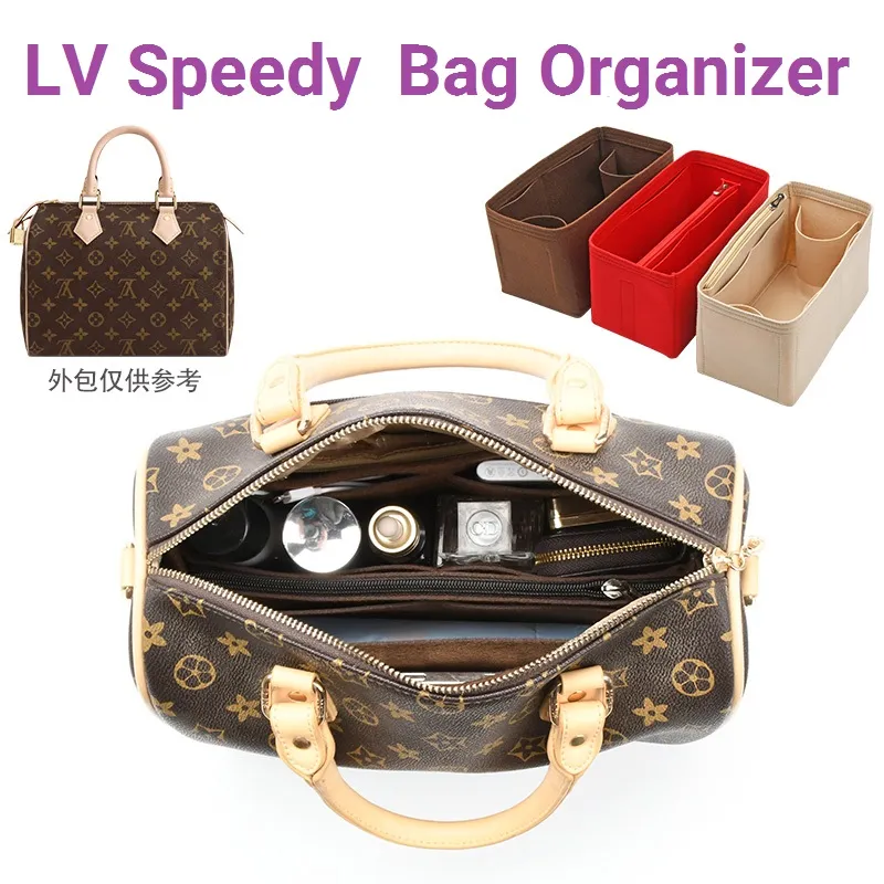 Louis Vuitton Speedy 25 30 35 40 LV Purse Organizer Insert Liner