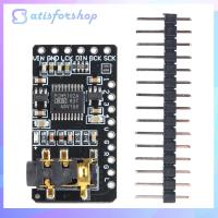 PCM5102ตัวถอดรหัส DAC 3.5มมโมดูลเครื่องเล่น I2S แจ็คสเตอริโอสำหรับ Raspberry Pi