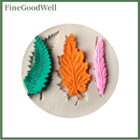 FineGoodWell ใบไม้ซิลิโคน fondant แม่พิมพ์เค้กตกแต่งเครื่องมือช็อกโกแลตแม่พิมพ์