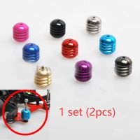 2pcs Homemade Mass Damper Aluminum Alloy Heavy Shock Absorbing Anti-jumping Damper 15401 for 1/32 TAMIYA Mini 4WD Car Racer Part Screw Nut Drivers