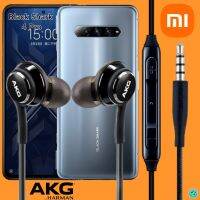 หูฟัง สมอลทอล์ค Xiaomi AUX In-Ear เสี่ยวมี่ อินเอียร์ เสียงดี เบสหนัก สายผ้าถัก แข็งแรงทนทาน เล่น-หยุดเพลง-เพิ่ม-ลดระดับเสียง Black Shark 4 Pro