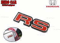 โลโก้ LOGO RS ติดท้ายรถยนต์​ HONDA ทุกรุ่น