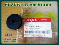 SUZUKI​ RC100 RC100 CRYSTAL​ SWING​ OIL CAP RUBBER "BLACK" "GENUINE PARTS" #ฝาปิดกระปุกน้ำมันเครื่อง ฝาเกลียว ของแท้