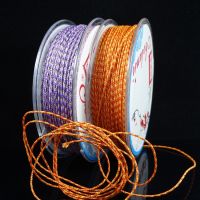 About 0.9mm Add gold colorful thread Multicoloured line Cotton nylon Mann wave line DIY Knit bracelet thread inelasticity cord