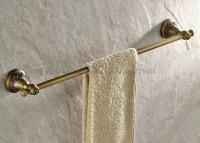 ∏ Towel Bars Single Rail Antique Brass Wall Shelf Towel Rack Hanger Bath Shelves Bathroom Accessories Towel Holder Nba423