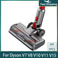 หัวแปรงเทอร์โบสำหรับ Dyson เครื่องดูดฝุ่น V10 V11 V8 V7 V15อุปกรณ์อะไหล่ทดแทนพร้อมแปรงไฟ LED