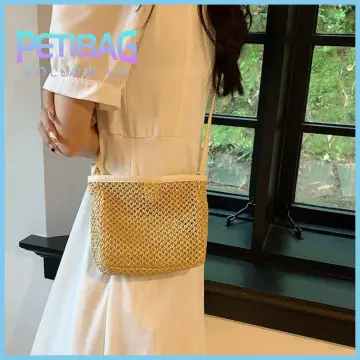 Vintage Rattan Woven Mini Women Casual Sling BagB30  Shopee Philippines