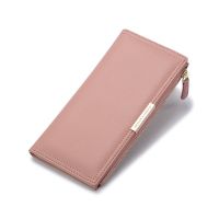 【CW】┅  Fold Wallet Korean Fashion Credit Card Holder With Coin Clutch Purse Made Of Leather Wallets