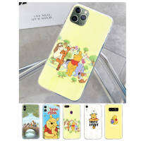 T-183 Winnie The Pooh โปร่งใส อ่อนนุ่ม ซิลิโคน TPU เคสโทรศัพท์ หรับ iPhone 13 14 G9 Moto 12 G8 Play Mini SE Power Max Plus Pro