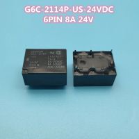 2รีเลย์ชิ้น/ล็อต G6c-2114p-Us-24vdc G6c-2114p-Us-24v Dip6ใหม่และ