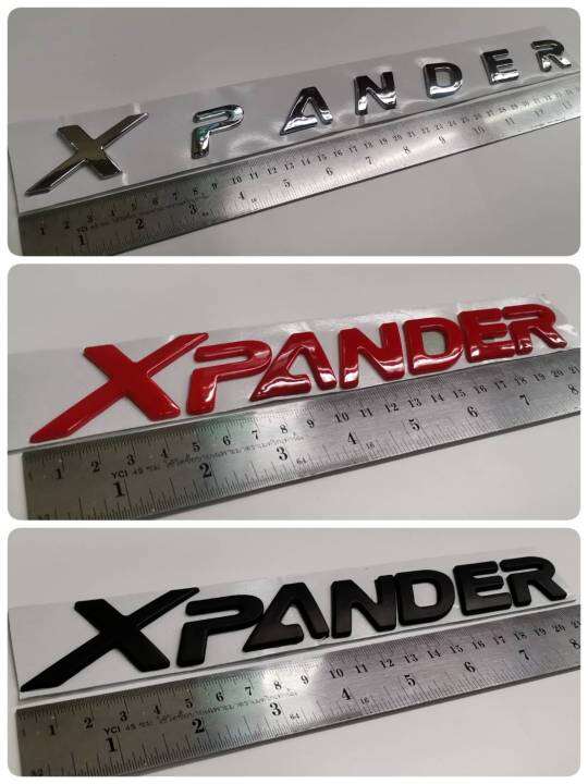 พลาสติกชุบโครเมี่ยม-คำว่า-xpander-สำหรับติดรถ-mitsubishi-xpander-ทำจาก-พลาสติก-abs-อย่างดี-ติดรถ-แต่งรถ-มิตซูบิชิ-เอ็กซ์แพนเดอร์-สีแดง-สีเงิน-สีดำ