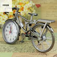 Mteb นาฬิกาควอตซ์แบบ DIY ย้อนยุคหรูหราบ้านหรูหราตกแต่งห้องนอนโต๊ะทำงานของขวัญจักรยานนาฬิกาปลุก