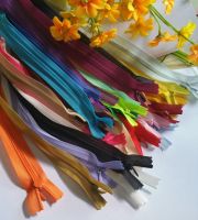 ✖ 50pcs 3 Invisible Zippers 60CM Close End Nylon Zippers For Sewing Tailor Tools 25 Colors