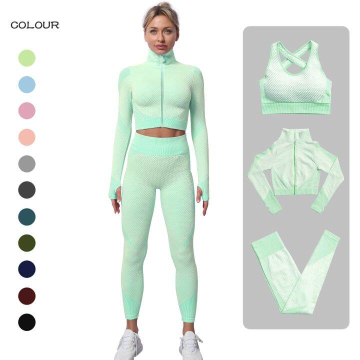 short-bar-seamless-women-yoga-set-workout-sportswear-gym-clothing-fitness-long-sleeve-crop-top-high-waist-leggings-sports-suits