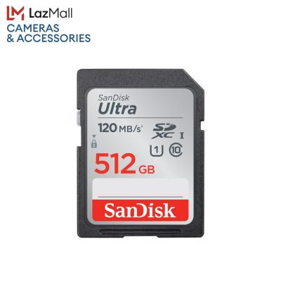 SanDisk Ultra SDXC, SDUN4 512 GB, C10, UHS-I, 120MB/s R, 4x6 (SDSDUN4-512G-GN6IN)