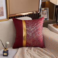 Cushion Cover Nordic Luxury Home Decorative Style For Sofa Pillowcase Car Seat Pillowcase Royal Silk Throw Pillows Covers