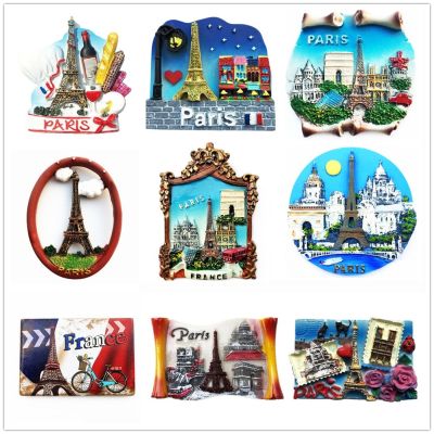 【lz】۞♙  França torre eiffel paris lembrança turística geladeira ímãs artigos de decoração artesanato magnético geladeira coleção presentes