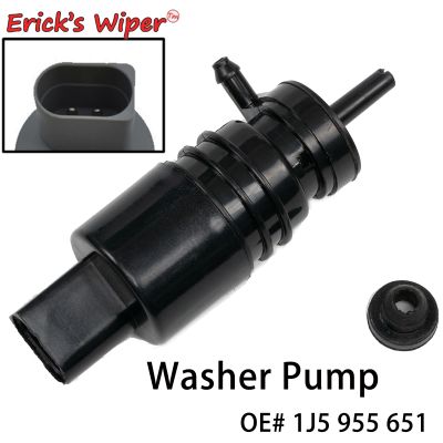 Ericks Wiper Front Windshield Windscreen Wiper Washer Pump Motor With Grommet For BMW X3 E83 F25 X5 E53 Single Water Outlet Windshield Wipers Washers