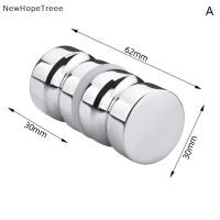 NewHopeTreee ลูกบิดประตูกระจกแบบกดที่ดึงประตูห้องน้ำแบบกดลูกบิดประตูแบบดึงกลับไปด้านหลังทำจากสเตนเลสสตีล