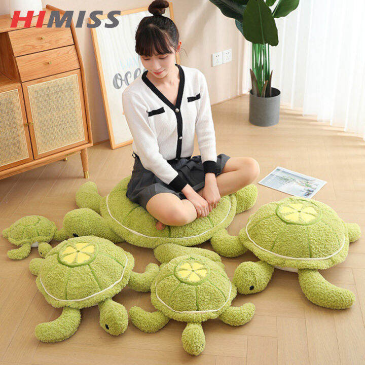 HIMISS RC 30cm Cute Turtle Plush Toy Soft Stuffed Kawaii Sea Animals