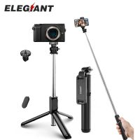 ELEGIANT EGS-04 S Elfie ติดขาตั้งกล้องมาร์ทโฟนมือถือยืน H Older สดสตรีมแต่งหน้า BT สำหรับ GoPro กล้องการควบคุมระยะไกล