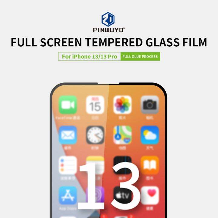 pinwuyo-9h-2-5d-ฟิล์มกระจกนิรภัยแบบเต็มหน้าจอสำหรับ-iphone-13-13-pro