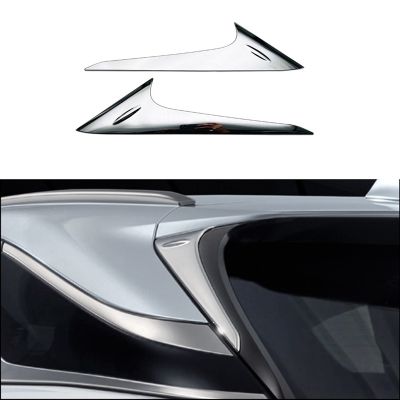 Car Rear Window Spoiler Trim Strip ABS Rear Window Side Molding for Lexus RX450H RX200T RX350 2023 Exterior Accessories ,2PCS
