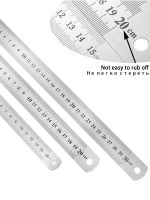 1pcs/lot 15 20 30cm Precision Double Sided Stainless Steel Metal Measuring Scale Ruler For Jewelry Making Sets Tool Supplies Shoes Accessories