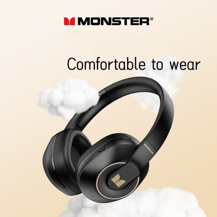 monster-xkh01-bluetooth-headsets-หูฟังบลูทูธแฟชั่น-bt5-3-หูฟังไร้สายพับชุดหูฟังสเตอริ-หูฟังครอบหู