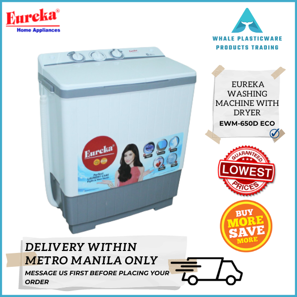 Eureka Washing Machine with Dryer 6.5kg Lazada PH