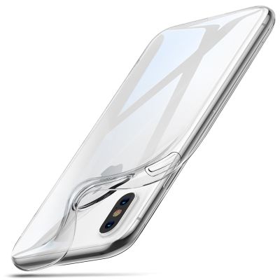 [สินค้าใหม่ในสต็อก] ใสอัลตร้าบางกรณีนุ่มสำหรับ iPhone X XS XR 11 12 13มินิ14 Pro Max SE 2020 6 6วินาที7 8บวก TPU ซิลิโคนฝาครอบ