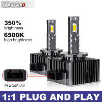 TXVSO8 1คู่ Super Bright 20000LM 90W ไม่มีข้อผิดพลาด Canbus ฟรี D1S D2S D3S D4S D5S D8S ไฟหน้ารถ LED LED หลอดไฟ6000K D1R D2R D3R D4R Plug &amp; Play ตรงกัน Original HID บัลลาสต์สำหรับ Volkswagen VW Audi Benz บีเอ็มดับเบิลยู