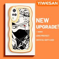 "YIWESAN Y51เคสสำหรับ VIVO Y31 2020 Y51A 2021 Y53s 2021 Y33 คาร์ทูภาพล้อคาคาชิ คูลบอยส์ เคสโทรศัพท์แบบใสดีไซน์ใหม่สีสันสดใสเนื้อครีมหยักขอบโทรศัพท์ขายดี"