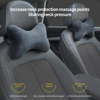 Car Neck Pillow Comfortable Ergonomic Pain Relief Universal Car Headrest Pillow Vehicle Supplies Car Interior Accessories Seat Cushions