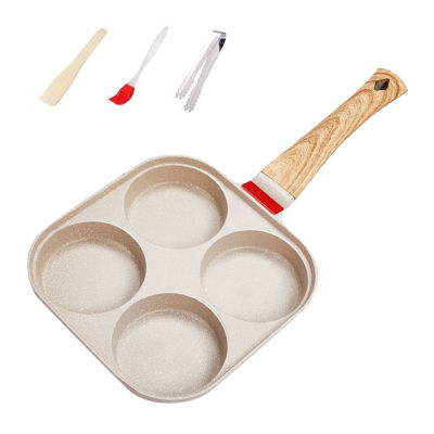 Cooking Breakfast Kitchen Electric Furnace Pancake Gas Stove Four Hole Japanese Style Hamburger Non Stick Maifan Stone Temperature Control Egg Frying Pan