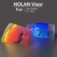 หมวกกันน็อค Visor สำหรับ NOLAN X-Lite X-803หมวกกันน็อครถจักรยานยนต์เลนส์ Pinlock ป้องกันรอยขีดข่วนโล่อุปกรณ์เสริมรถมอเตอร์ไซด์แว่นตา C Asco Moto