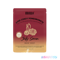 แผ่นมาส์กหน้า Mille Rose Cordy Pomegranate Jelly Serum Mask Sheet