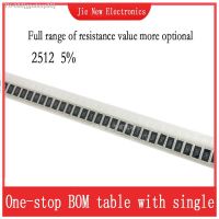 ☁✆✇ 50PCS 2512 SMD 5 Resistor 0R-10M 0.1R 0.27R 0.47R 1R 2.2R 10R 47R 100R 1K 10K 47K 82K 100K 220K 470K 750K 1M 4.7M 6.2M 9.1M