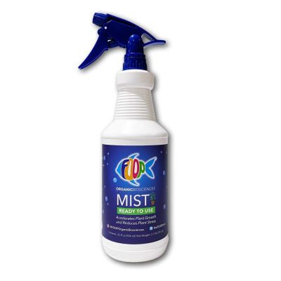 FOOP Mist Ready to Use - Organic Foliar Spray | Rapidly Corrects Nutrient Deficiencies | Accelerates Plant Growth | Delivers Broad Spectrum of Nutrients (32oz)