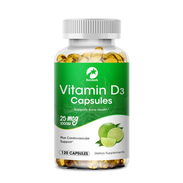 Kexinsh Vitamin D Capsules Antichondrosis Health&energy Care Bone