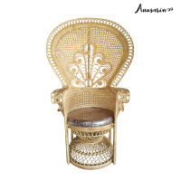 Anusarin Apasara RATTAN PEACOCK CHAIR เก้าอี้หวายทรงอภัสรา-สีหวายเคลือบแล็กเกอร์ใส