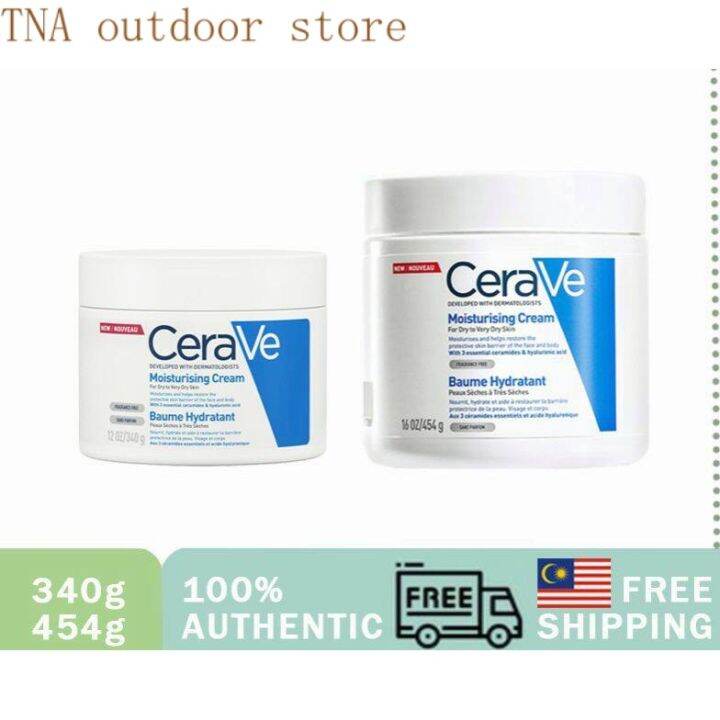 Cerave Moisturizing Cream untuk Kulit Normal Hingga Kering 340G454